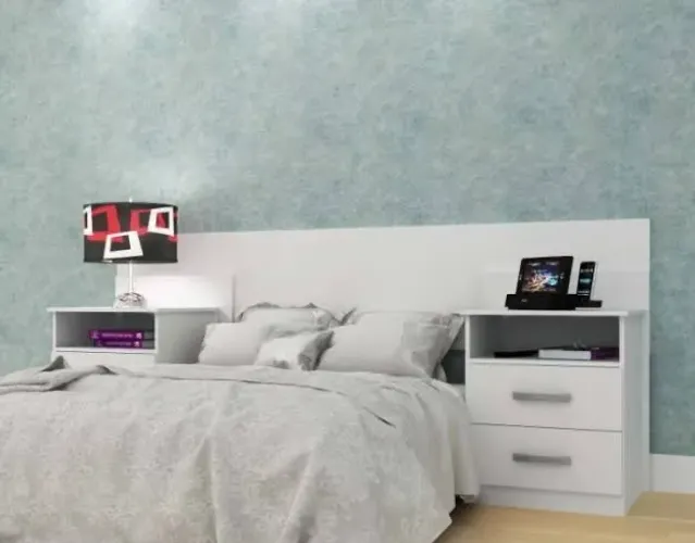 Cabeceira casal / queem elegance com criado mudo / ENTREGA HOJE !!!
