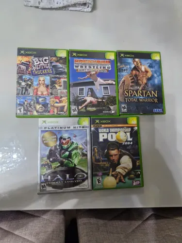Coleção de jogos originais para Xbox