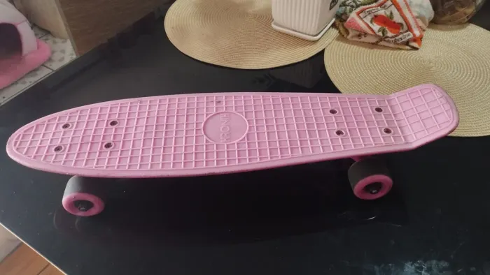 Lote de 2 Skates Penny Board Rosa & Azul - Hronih R$:120 Reais 