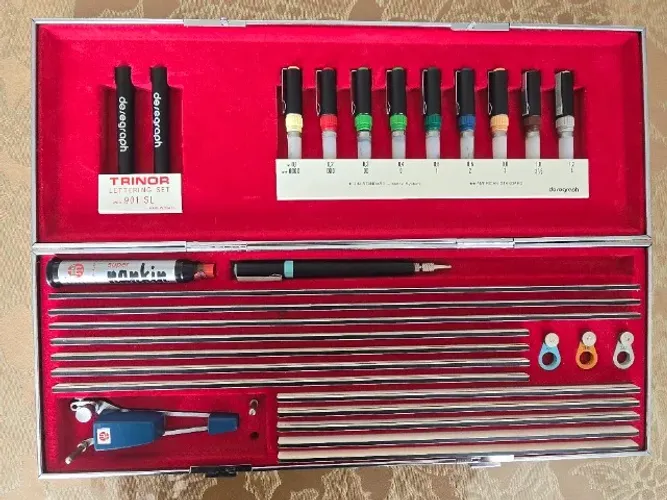 Estojo Normógrafo Trident Trinor 901-SL