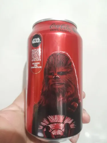 Lata coca-cola star wars Chewbacca lacrada 2025