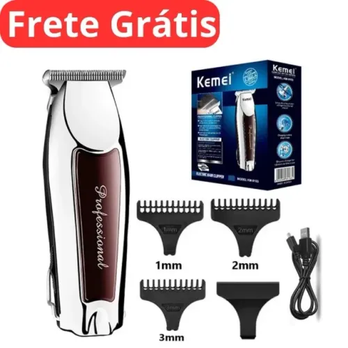 Maquininha de Acabamento Cortar Cabeo Kemei Km-9163