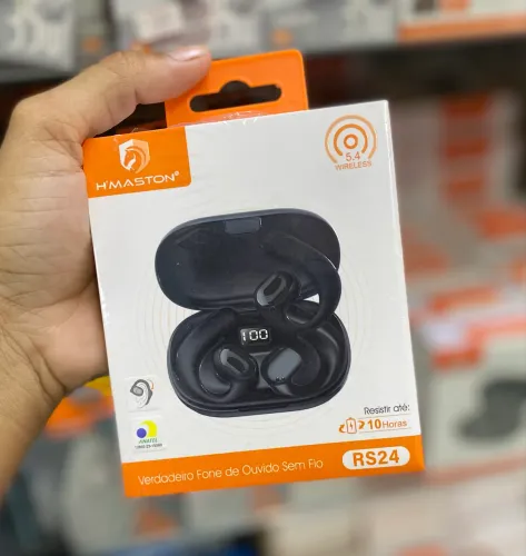 Fone de ouvido bluetooth RS24 Hmaston - Entrega a domicílio