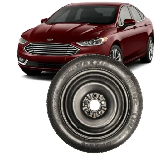 Roda Estepe Fino Ford Com Pneu Maxxis T145/80D16 5 Furos