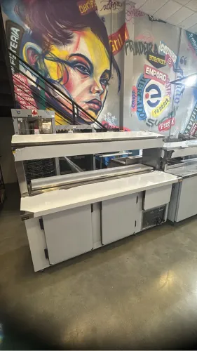 Balcão condicionador duplo refrigerado 1,90m novo 