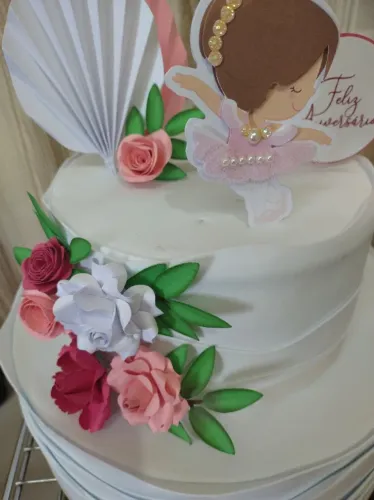 Topo de bolo personalizado Bailarina
