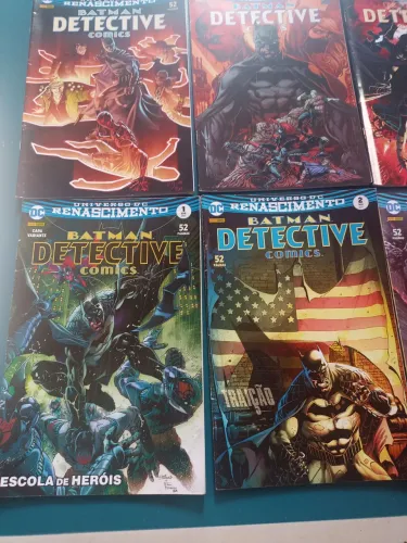 Coleção Batman renascimento detective com 12 volumes