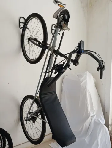 Bicicleta Reclinada grupo Shimano Deore, pedais Wellgo, ideal para cicloturismo