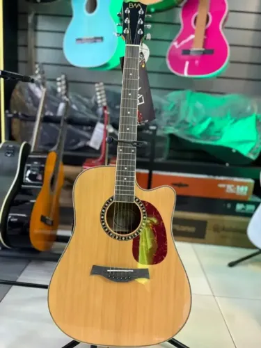 Violão Ewa Laura Ce Ltd Natural Aço