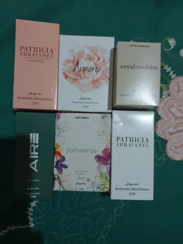 Perfumes pequenos jequiti pra sair logo