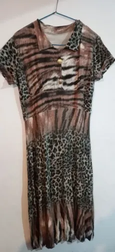 Vestido animal print
