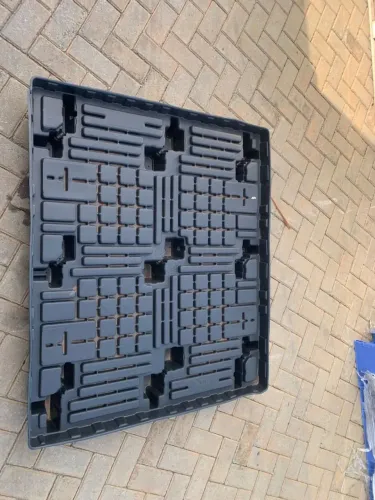 Pallet plástico preto 1,00x1,20 15 cm