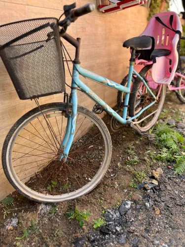 Bicicleta Sunrun com Cesto e Assento para Criança