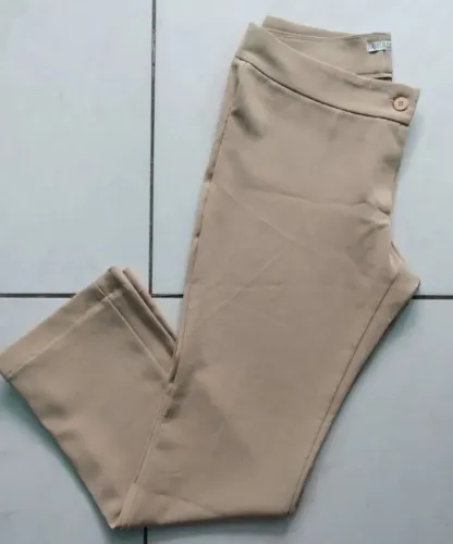 Calça em ALFAIATARIA creme tam.42