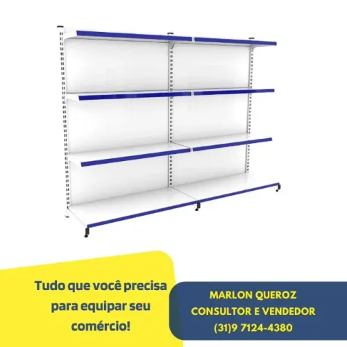 Gondola Branca de Parede Nova Polar