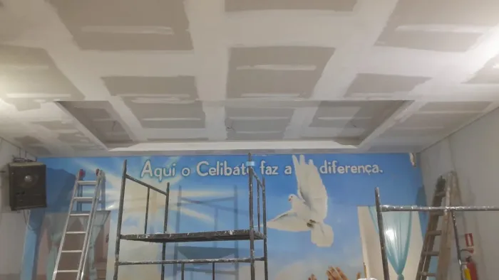 Forro em drywall 