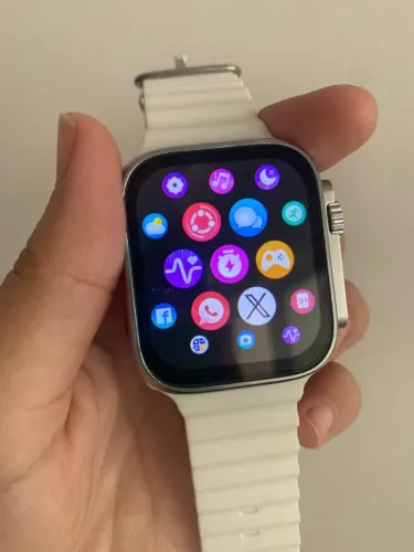 Relógio smartwatch T800 com uma pulseira!