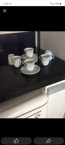 Jogo de cafezinho de Porcelana