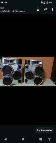 2 Caixas de som profissionais AIWA