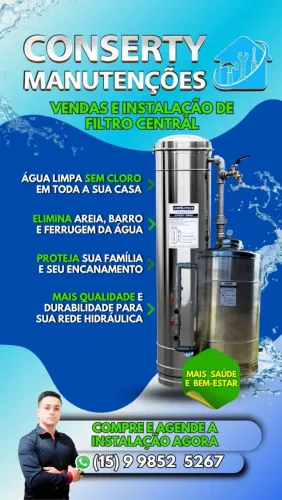 Filtro central 1500,00 promoção imperdivel
