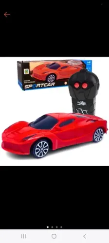 Carro de Controle Remoto Esportivo - Brinquedo Infantil
