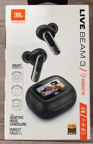 Fone Bluetooth JBL live beam 3 in ear