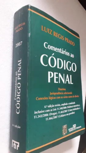 Livro Comentários ao Código Penal de 2007 usado
