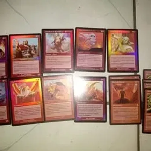 Magic The Gathering - Coleção de 327 Cards Verdes antigos