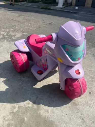 Moto Elétrica Infantil Rosa