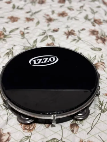 Pandeiro Profissional IZZO 10" em ABS + Mochila e chave para apertos