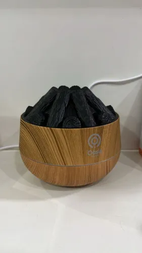 Umidificador De Ar Vulcao Difusor de Aromas 300ML Com Luz de Led. OÁSIS OIH-6514 -Coimbra