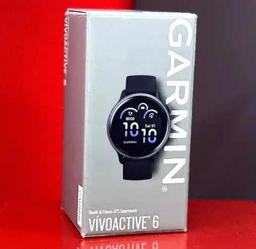 Garmin Vivoactive 6 - 42mm - Black - Produto Novo com Garantia da Loja