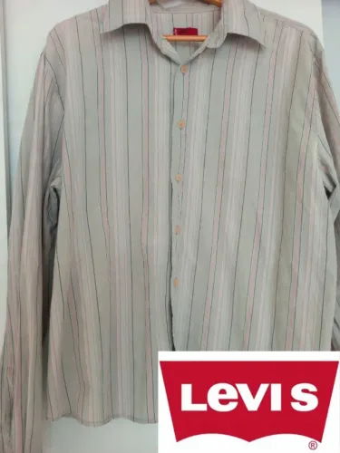 Camisa masculina listrada da Levi's