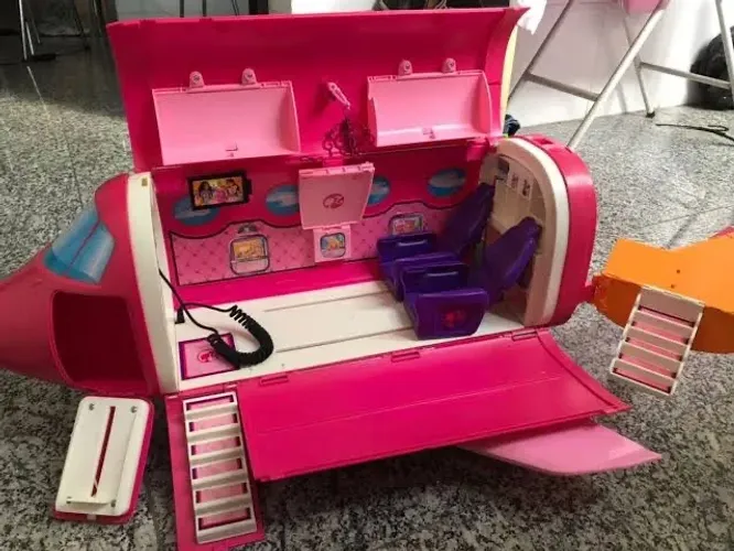 Avião da Barbie com Interior Detalhado ACEITO CARTÃO