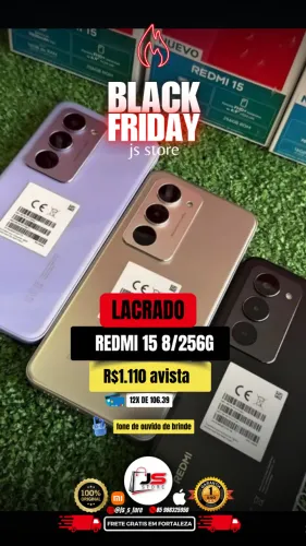 redmi 15 8/256g lançamento