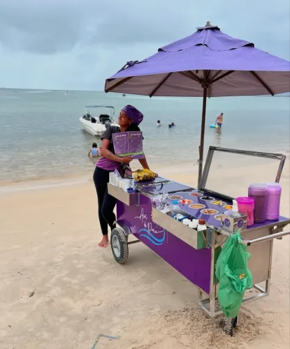 Carrinho de açaí