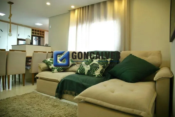 Apartamento residencial de 3 dormitórios (frente) com 2 vagas no Planalto São Bernardo do
