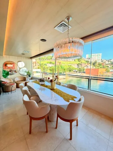 PORTO TRAPICHE Vendo apartamento alto padrão, vista mar, finamente decorado, 2 suítes, com