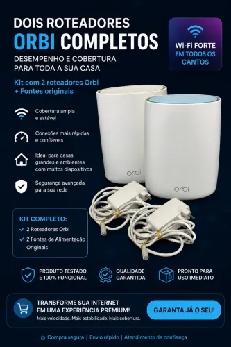2 roteadores orbi original