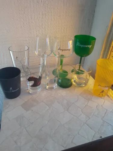 Kit de copos luxo para bar intimo