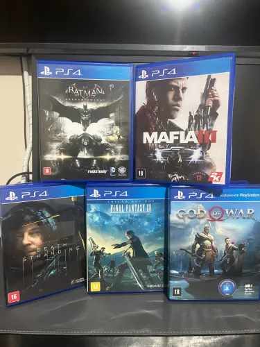 Jogos mídia física PS4