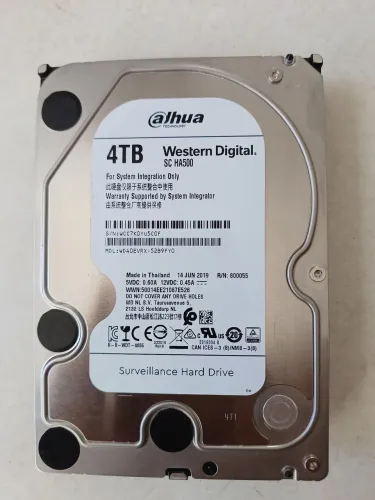 Hd wd 4tb cftv dvr CPU 