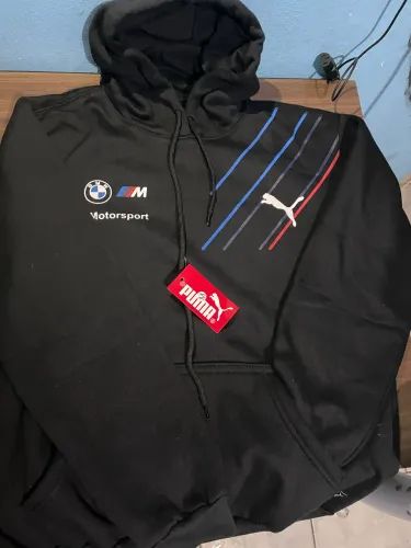 Moletom PUMAxBMW preto nunca usado