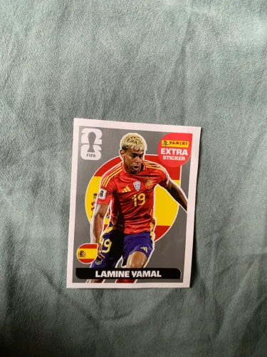 Figurinha Panini Extra Sticker Legend Prata Lamine Yamal 2026