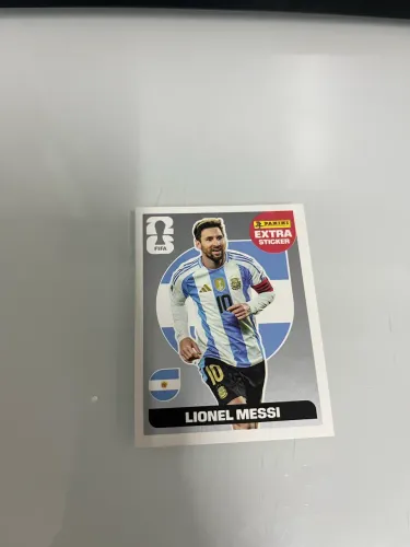 figurinha messi de prata 2026