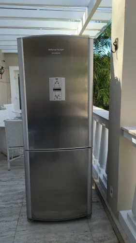 Geladeira Brastemp inverter Frost Free inox 