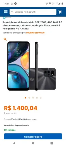 Moto g 22
