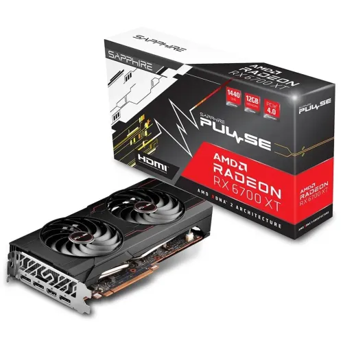 Placa de Vídeo RX 6700 XT Sapphire Pulse Radeon 12GB