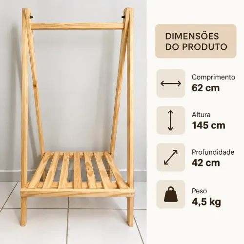 Vendo Arara Flex dobrável da Dupallets