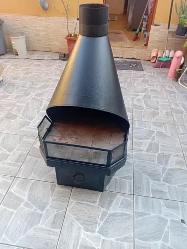 Lareira modelo Suíça